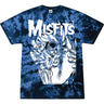 Misfits - Mens Eyeball Blue Tie Dye T-Shirt