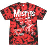 Misfits - Mens Legacy Red Tie Dye T-Shirt