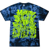 Misfits - Mens Earth Ad Blue Green Tie Dye T-Shirt
