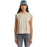 G-Star Raw - Womens Back Zip Overdyed Short Sleeve Top