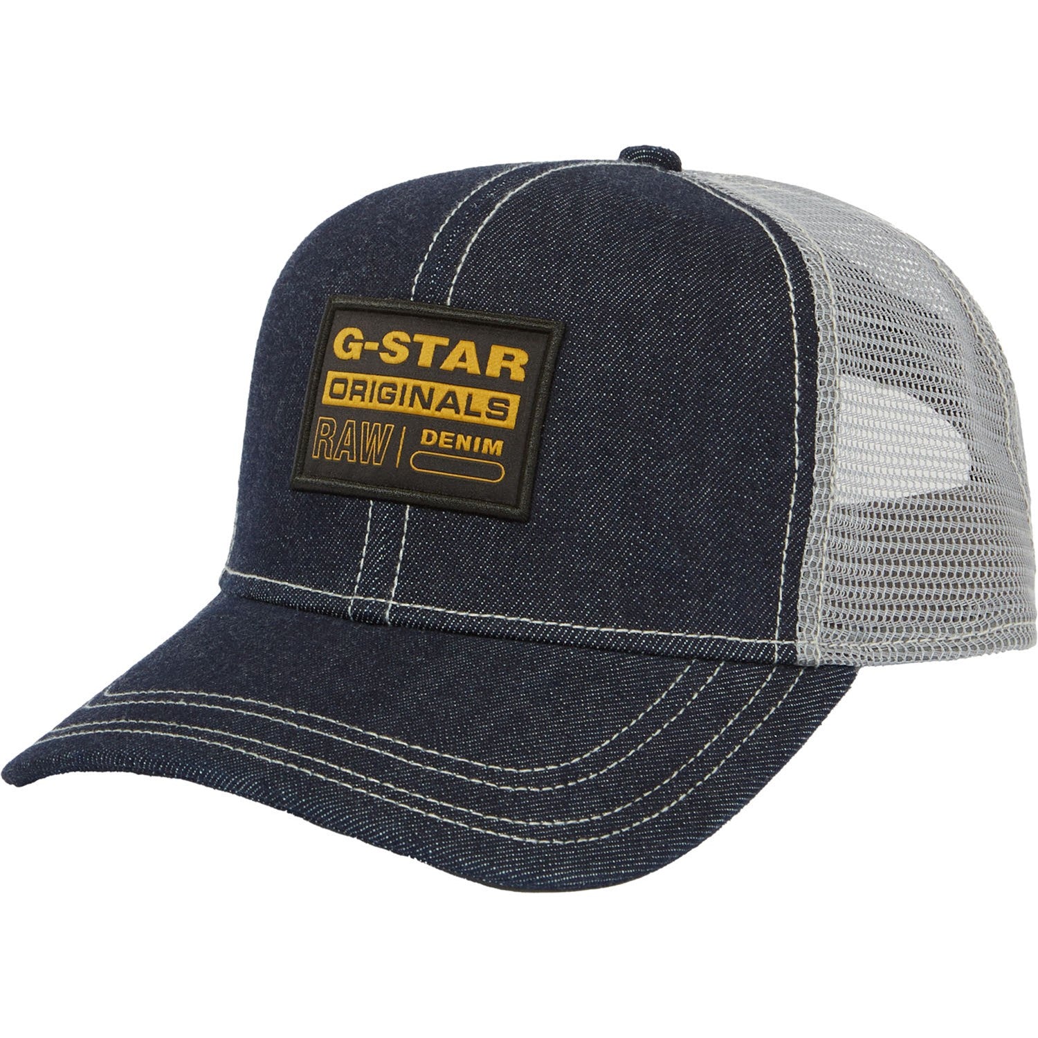 G-Star Raw - Mens Denim Embroidered Baseball Trucker Cap