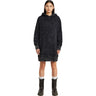 G-Star Raw - Womens Loose Overdyed Hooded Sweatshirt Long Sleeve Dress