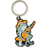 Life Is Good - Unisex Groovy Frog Guitar Kind Keychain