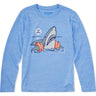 Life Is Good - Kids Shark Floaty Swim Long Sleeve Sun Crusher T-Shirt