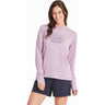 Life Is Good - Womens Breathe Sunflower Sunrise Long Sleeve Sun Crusher Hoodie