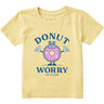 Life Is Good - Toddlers Donut Worry Short Sleeve Crusher T-Shirt