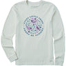 Life Is Good - Womens Crafty Three Little Birds Long Sleeve T-Shirt