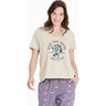 Life Is Good - Womens Rise And Shine Coffee Snuggle Up Sleep T-Shirt