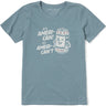 Life Is Good - Womens Ameri-Can Short Sleeve Crusher T-Shirt