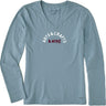 Life Is Good - Womens Arts & Crafts & Wine Long Sleeve T-Shirt