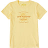 Life Is Good - Womens Beautiful Energy Rose Short Sleeve T-Shirt