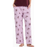 Life Is Good - Womens Simple Blossom Pattern Snuggle Up Sleep Pant