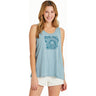 Life Is Good - Womens Good Vibes Flowers Slub Easy Fit Tank Top