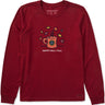Life Is Good - Womens Happy Fall Y'All Mug Long Sleeve T-Shirt