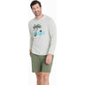 Life Is Good - Mens Sunset Two Palms Long Sleeve Sun Crusher Hoodie