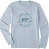 Life Is Good - Womens Love Like A Mother Bears Long Sleeve T-Shirt