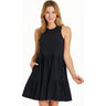 Life Is Good - Womens Solid Tiered Tank Dress
