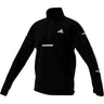 Adidas - Mens Warm Half Zip Long Sleeve T-Shirt
