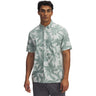 Under Armour - Mens Shorebreak Hybrid Printed Woven Short Sleeve T-Shirt