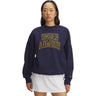 Under Armour - Womens Rival Fleece Oversized Varsity Crew Neck Sweater
