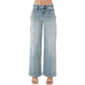 Miss Me - Womens 30" High-Rise Wide Leg Cargo Pants
