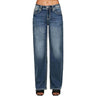 Miss Me - Womens 32" High-Rise Slim Wide Leg Jeans