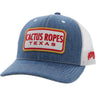 Hooey - Mens Cr80 Denim 6-Panel Trucker Cap With Rectangle Patch