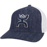 Hooey - Mens Coach Denim 5-Panel Flexfit Cap With Logo