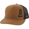 American Made - Mens 5-Panel Trucker Cap With Logo