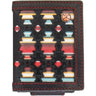 Hooey - Unisex Sunizona Knockout Smooth Bifold Money Clip Front Wallet With Serape Print And Logo Rivet