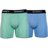 Hooey - Mens San Bernardino Moonlit Ocean And Sea Foam 2 Piece Bamboo Briefs With Band And Logo