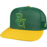 Hooey - Mens Baylor Green 5-Panel Trucker With Green / Yellow Bu Logo - Osfa