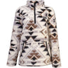 Hooey - Womens Fleece Pullover With Aztec Pattern All Over