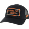 Hooey - Mens Oklahoma State 6-Panel Trucker Cap With Rectangle Patch