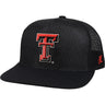Hooey - Mens Texas Tech Black 5-Panel Trucker With Texas Tech Logo - Osfa
