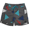 Hooey - Youth Rocker Steiner Volley Board Shorts With All Over Geometric Pattern