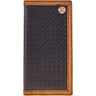 Hooey - Unisex Hands Up Basket Weave All Over Baksetweave Rodeo Wallet With Logo Rivet
