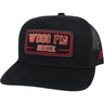 Hooey - Mens Arkansas 5-Panel Trucker Cap With Cardinal Woo Pig Sooie Rectangle Patch
