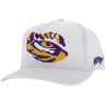 Hooey - Mens Lsu 5-Panel Trucker Cap With Tiger Eye