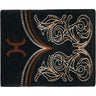 Hooey - Unisex Ranger Logo & Boot Stitch Filigree Embroidered Bifold Wallet With Accents