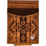 Hooey - Unisex Monterrey Monterey Embossed Money Clip Wallet With Logo Rivet