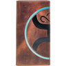 Hooey - Unisex 2.0 Embossed Leather Rodeo Wallet W& Logo