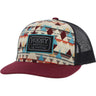 Hooey - Mens Doc Pattern 5-Panel Trucker Cap With Rectangle Patch