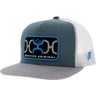 Hooey - Mens Loop 5-Panel Trucker Cap Withwhite Rectangle Patch
