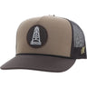 Hog - Mens Rose 5-Panel Trucker Cap With Circle Patch