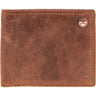 Hooey - Unisex Classic Smooth Bi-Fold Wallet With Double Stitched Accent Edge And Logo Rivet