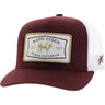 Hooey - Mens Rank Stock 5-Panel Trucker Cap With Rectangle Patch