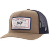 Hooey - Mens Rank Stock 5-Panel Trucker Cap With Rectangle Patch