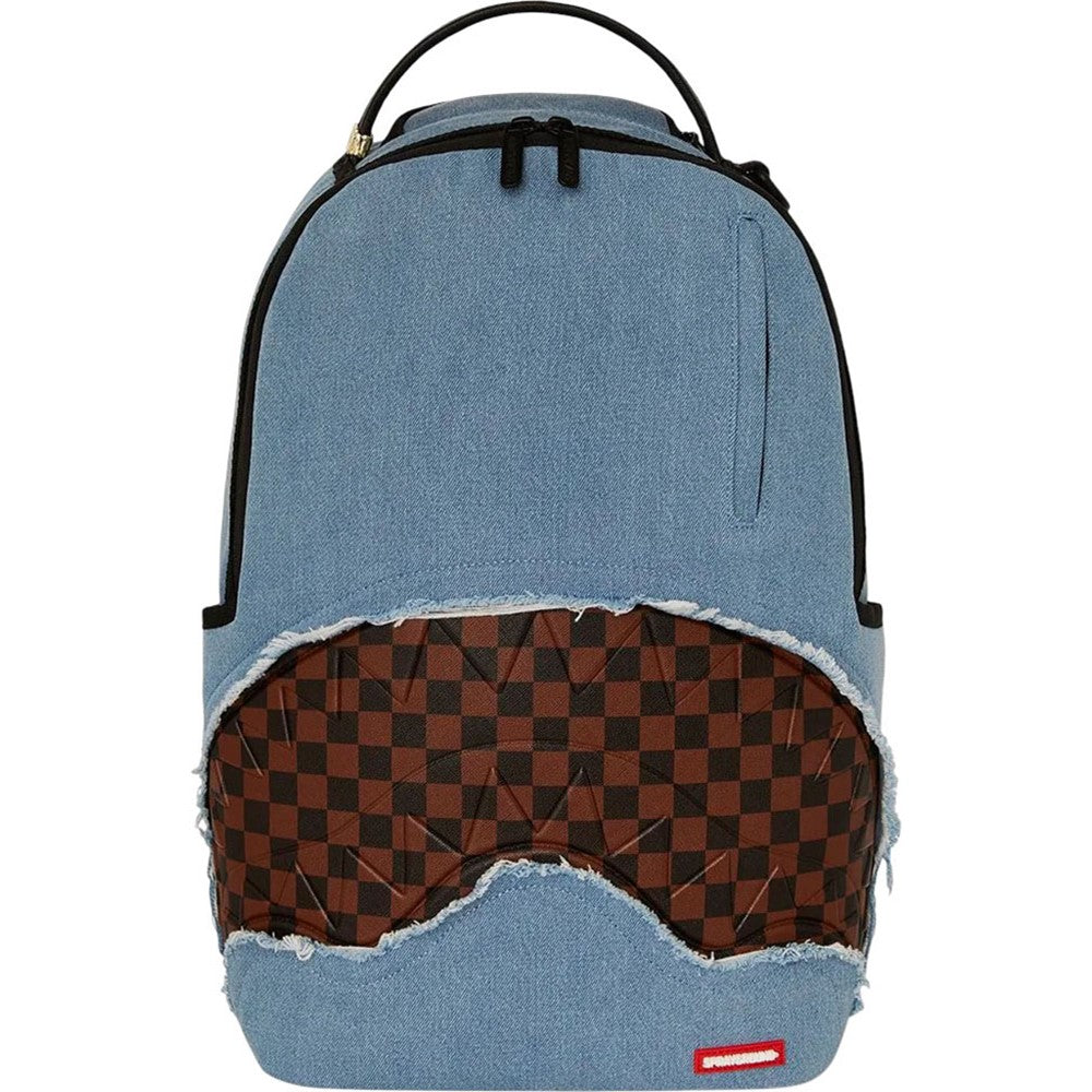 Sprayground Denim Shark Bite Dlxsv Backpack – Dress Code