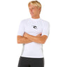 Rip Curl - Mens Waves Upf Perf Short Sleeve Rash Guard